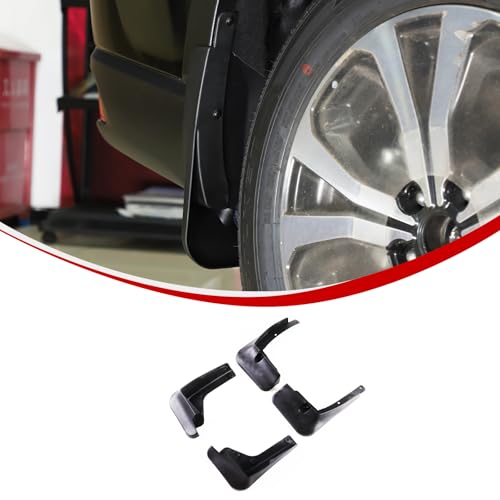 Image of for Forester Subaru Mud Splash Guards Front and Rear Fender Cover,Compatible with 2025-2026 Subaru Forester Splash Guard Mud Flap Set of 4 Matte Black Mud Flaps