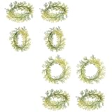Msioytog ‌Planta‌ ‌servilleta ‌verdura‌ Artificial Adorno de Mesa‌ Solución práctica para cenas Informales Adorno de de Flores Artificiales‌