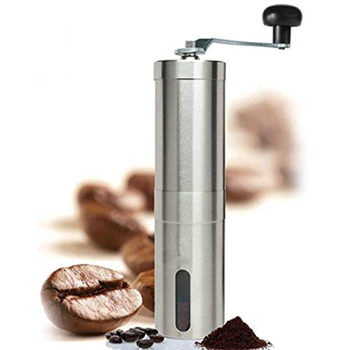 Moedor de café OYJJ, Moedor de café em aço inoxidável portátil Sal marinho Moedor de especiarias Gar