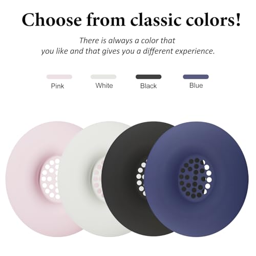 Aiivioll Silicone Solo 4 Ear Pads Cover for Beats Solo 4, Washable Sweat Earpad Covers for Solo 4 Wireless Headphones Accessories Protective Pads Cover, Anti-Scratch Ear Cushions Cover (Off-White) miniatura 7