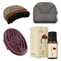 Lymphatische Gesichtsbürste und Meridian Massagebürste,mit 10ml Ätherische Öle,Professional Meridian Massagebürste,Für Gesicht,Kinn, Hals,Waist,Abdomen,Head,Leg