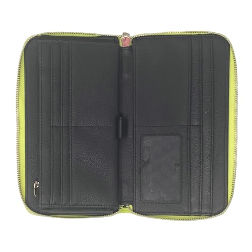 Image of Steve Madden Bzip-Web Zip Around Wallet Wristlet (Lemon)