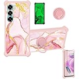 Kinetijy Funda Compatible para Oukitel C7 Funda Case Carcasa Soporte Cover [con 9H Dureza HD Protector Pantalla] PC + Silicona Soporte JSF-FDL