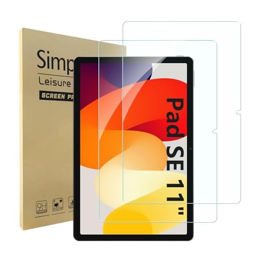 Simpeak 2 Piezas Protector Pantalla Compatible para Xiaomi Redmi Pad SE 11" 2023, Cristal Templado Premium Complet Bubble Free/HD/Anti-Huella