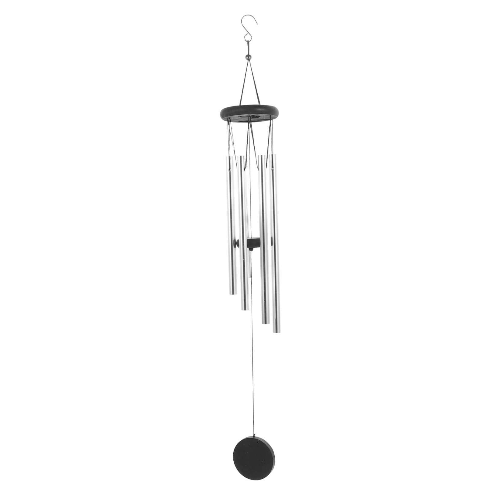 Gogogmee Garden Bell Pendant Metal Wind Chime Decor Aluminum Wood Craft for Home