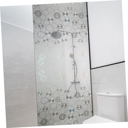 Película adhesiva para ventana 100x45 cm blanca mate miniatura 6
