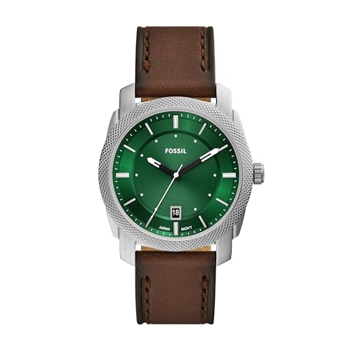 Image of Fossil Men's Watch, Machine Quartz Stainless Steel Three-Hand Watch for Men