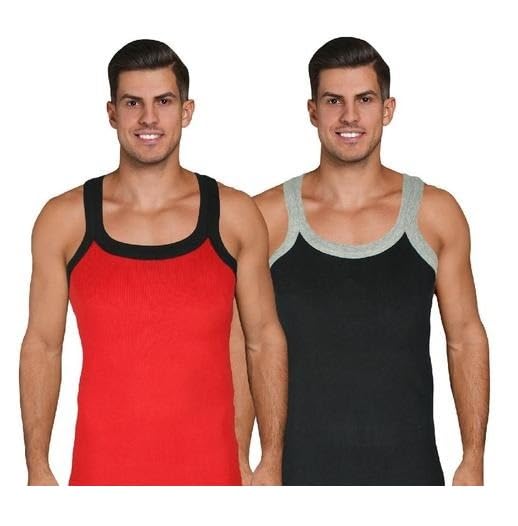 Men's Casual Cotton Vest Pack of 2 | Premium Round Neck Sleeveless Inner | Gym Baniyan-image-33