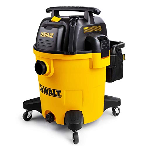 DeWALT 12 gallon Poly Wet/Dry Vac,Yellow,DXV12P (Renewed)