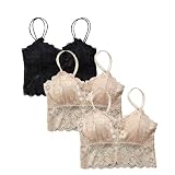 Et Ventes Flash du Jour Soutiens Gorge Femme 3pcs of Bustier Without Ring Gathering Comfortable Bra Simple Natural Type Lace Anti Glare Wrap Bra Acheter en Ligne