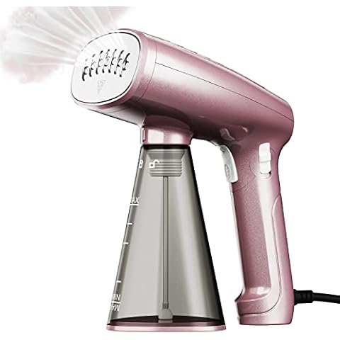 Steamer Iron for Clothes Mioduro Fast Heat Up Foldable Steamer Hand Steamers for Clothing for Travel Iron, 320ML Large Detachable Water Tank for Home and Travel Garment Steamer Wrinkle Remover 1500W Cover