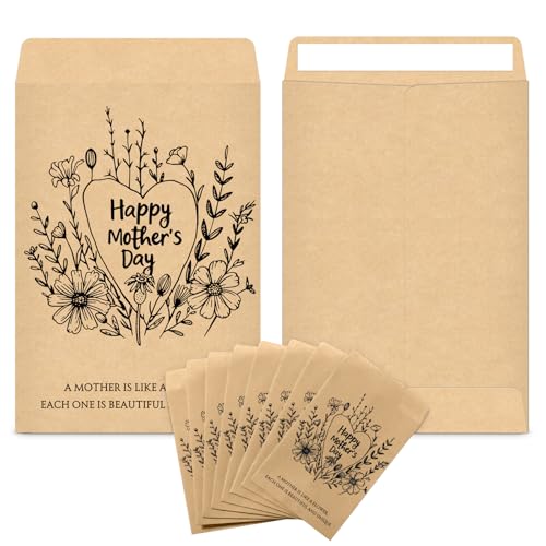 Spakon 50 Pcs Mothers Day Seed Packet Favors...