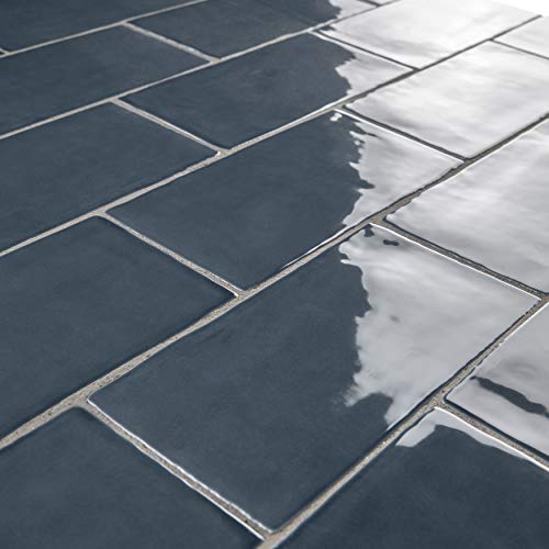 SomerTile Castillo Denim 3" x 6" Ceramic Subway Wall Tile - Image 6