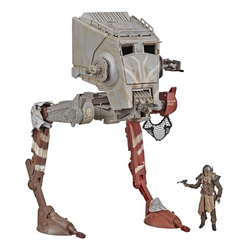 STAR WARS The Vintage Collection The Mandalorian at-ST Raider Toy Vehicle with Figure, Toys for Kids Ages 4 and Up