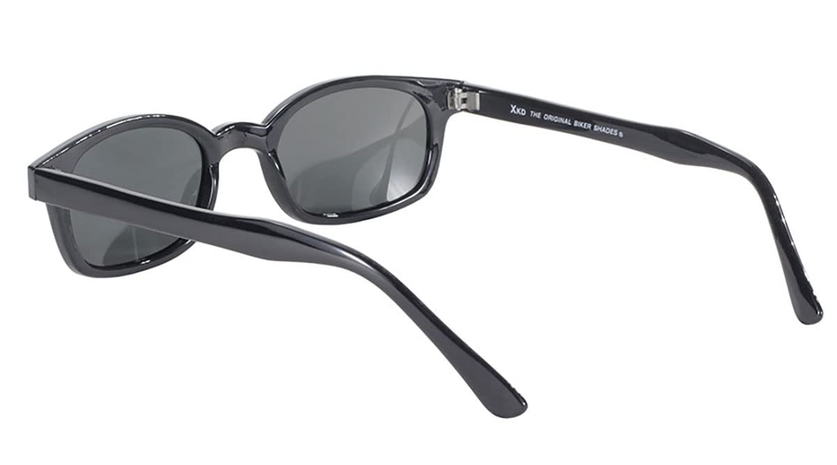 KD's X 1019 - Lunettes de soleil polarisées sportifs et motards - homme & femme - s'adaptent sous casque moto vélo ski - Verres gris UV400