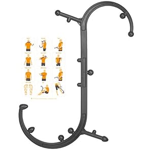 Sokiss Körper-Triggerpunkttherapie- und Selbstmassage-Gerät, das S-förmige Triggerpunkt- Massagegerät lindert Muskelschmerzen, myofasziales Entspannungswerkzeug für Rücken- und Nackenmuskulatur