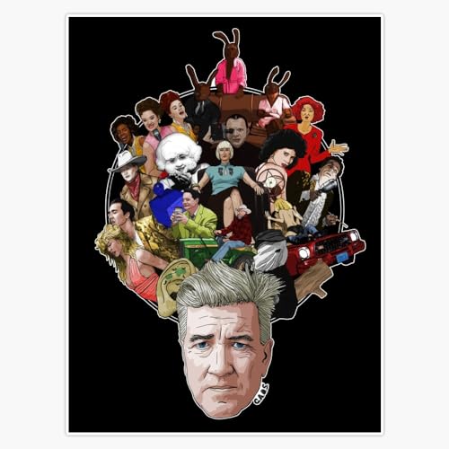 David Lynch Mash-up Tribute Bumper Sticker Window Water Bottle Decal 5