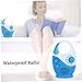 Waterproof Shower Radio Mini AM/FM Shower Radio Resistent Hanging Music Built-In Speaker For Bathroom Outdoor Use(Blue)