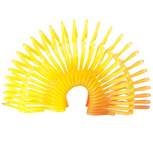 Bedwina Rainbow Spring Toy Assortment - (Pack Of 50) Mini Plastic Coil Spring Toy | Bright Colors And Shapes, Goody Bag Filler, Party Prizes And Stocking Stuffers For Kids #TOP7