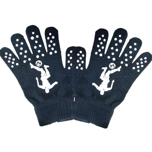 Guantes de punto para niños ZH1YFD: mitones elásticos y cálidos para invierno 7