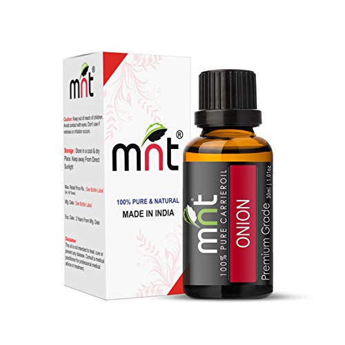 Image of MNT Onion Carrier Oil - 100% Pure, Natural & Undiluted Oil for Acne Scars, Skin, Dandruff, Hairfall and Hair Growth (30ML)
