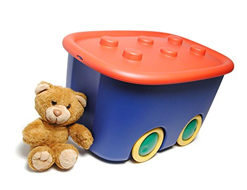 Ondis 24 - Aufbewahrungsbox - Kiste für Spielzeug oder Kleidung. Rouge Bleu