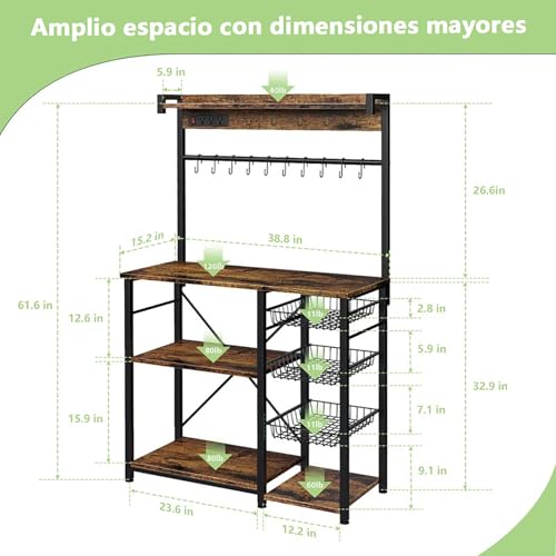 La mejor comparación de Rack de Cocina - los más vendidos. 30 Imagen adicional