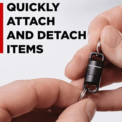 Keysmart Magconnect Pro Quick Release Keychain – Detachable Keychain For Bag, Purse & Belt – Quick Detach Keychain For Easy Access To Keys – Pull To Release Keychain With Super Strong Magnet #TOP2