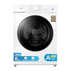 Midea Waschmaschine V3 series, 10 kg | Energieeffizienzklasse A-10% | 1400 U/min| Dampffunktion | Tierhaare| 15-Min Schnellwäsche | Woolmark-Zertifiziert MFV3EW100BA10 | Weiß