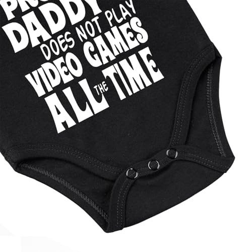 Image of Hi Daddy Bodysuit for Baby Hello Daddy Pregnancy Announcement for Husband I Love Daddys Baby Romper