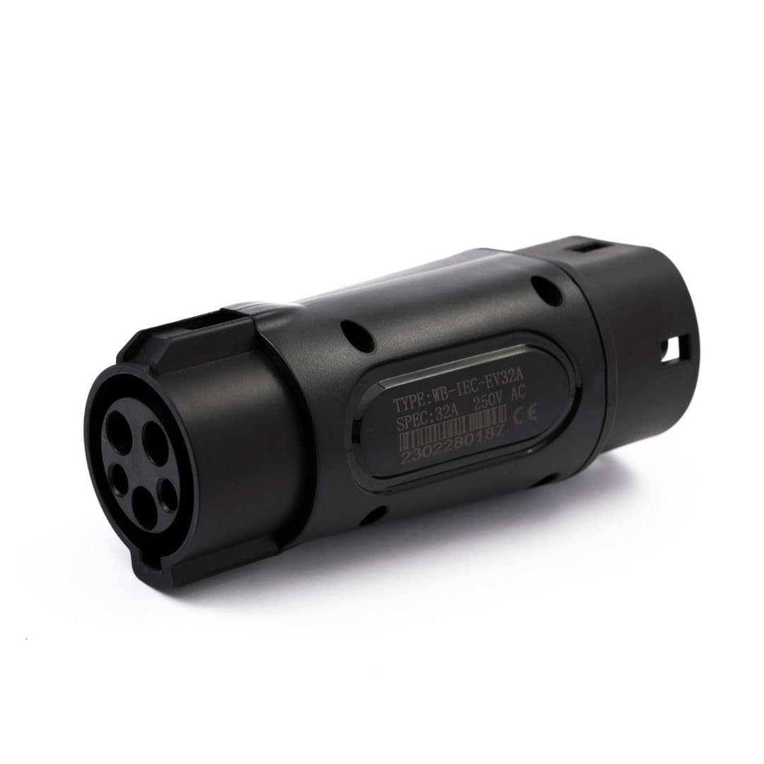 Adapter do ładowania typu 1 na typ 2 EV – konwerter do samochodów z wtyczką typu 2, IEC62196 rozwiązanie typu Plug and Play