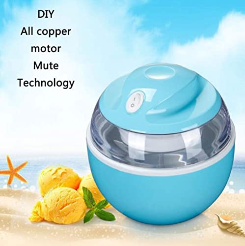 ATAAY Haushalts-Eismaschine, tragbare Eismaschine, Eismaschine, 0,6 l, Frucht-Dessert, Milchshake-Maschine, einfache… – Bild 3