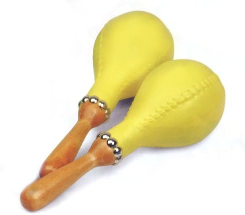 Professional Maracas MA2 for latin percussion - YELLOW