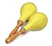 Professional Maracas MA2 for latin percussion - YELLOW