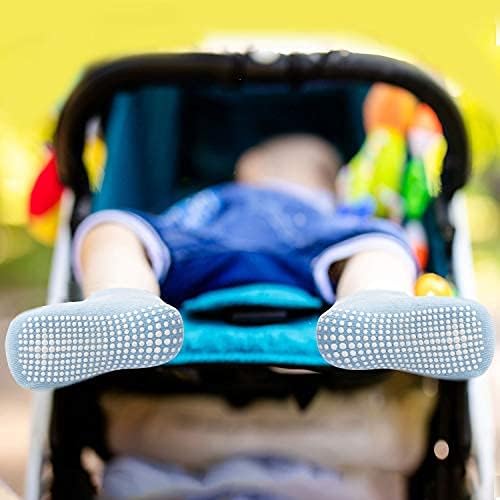Miniatura 5 de Juego de 10 pares de rodilleras antideslizantes para bebés y calcetines antideslizantes para bebés, unisex para niños pequeños, calcetines