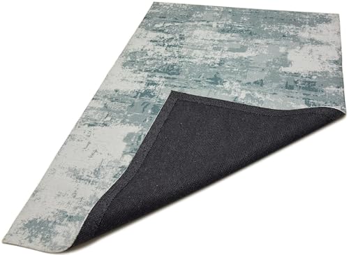 Image of Printed Rug Soft Floor Carpets with Anti Slip Backing for Living Room | Bedroom | Kids Room (Grey, 5x7 Feet)