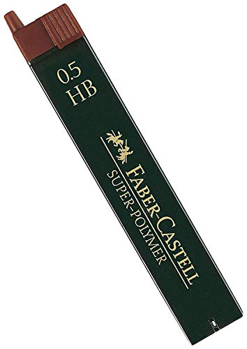 Faber Castell Super-Polymer Fine Leads 0.7 HB, 2x, 0.5hb, 1, 24 unidad (Paquete de 2) - Image 2