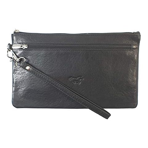 Leather Lady Wallet - Lady Purse with Special Sleeve for Mobile - iPhone 8 - Samsung - Sleeve for Banknotes Cover
