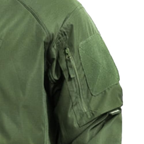 Chaqueta ligera con capucha para hombre talla S verde miniatura 3