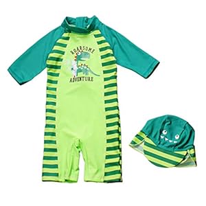 Kids Badmode Jongens Badpakken Anti-UV Zon Veilig Zwemmen Strand Kostuum Kind Alles-in-één Zonbescherming Zonnepak met…