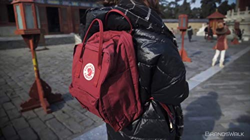 Fjällräven F23510 Unisex Alltagstasche Kånken, Rot(Rot (Deep Red)),27 x 13 x 38 cm