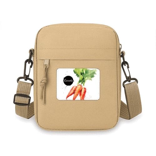 Mini sac à main à bandoulière au motif aquarelle savoureux avec finitions soignées