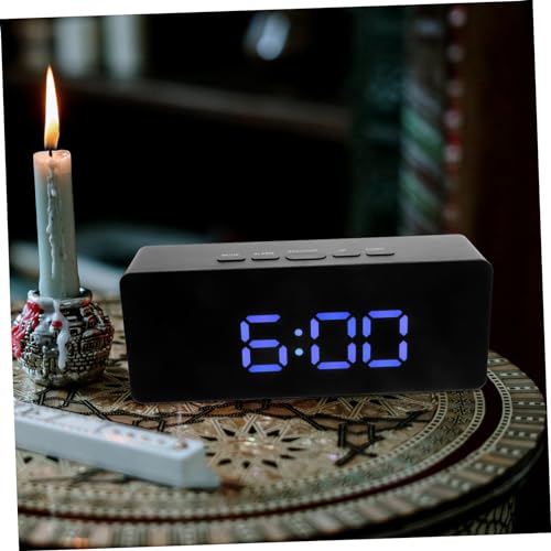 VINTORKY Alarm clock child cool gadgets for teens clock for living room LED digital wall clock blue light gadgets tabletop alarm clock small alarm clock electronic
