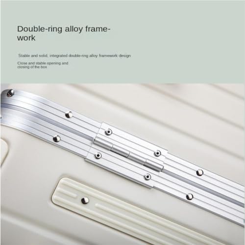 PANKERS Suitcase Aluminum Frame Wide Trolley 20-inch Women's Large-capacity Travel Sturdy And Durable Trolley Case For Men Suitcases3