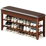 LBT Solid Rubberwood Shoe Bench