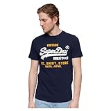 Superdry Vintage Classic tee Store C1-Printed T.Shirt (M), Hombre-Punto y Sudaderas, S