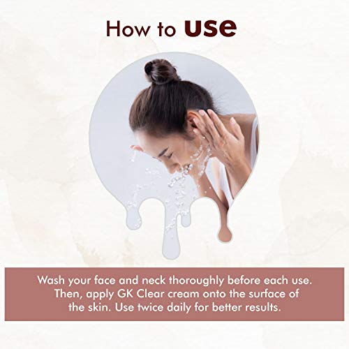 GK Clear Kojic Acid & Glycolic Acid Skin Brightening Cream – 15g (Pack of 2) | Supports Skin Tone Balance, Targets Dark Spots & Uneven Texture | Suitable for All Skin Types