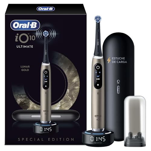 Oral-B iO10 Cepillo De Dientes Eléctrico Lunar Gold, 1 Cabezal Ul...
