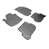 Con borde alto y bordes 3D Recambo Alfombrillas de goma 3D con borde apto para VW Golf V + VI, Alfombrillas Coche, año de construcción 2003 2012, ajuste perfecto