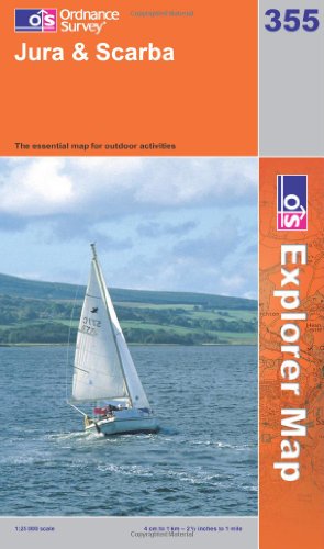 OS Explorer map 355 : Jura & Scarba